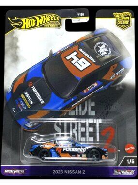 Hot Wheels Car Culture Slide Street 2 Nissan Z HKC86 1 64 Real Riders JDM Drift